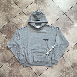 Fear of God Essentials Hoodie Dark Oatmeal Size Medium